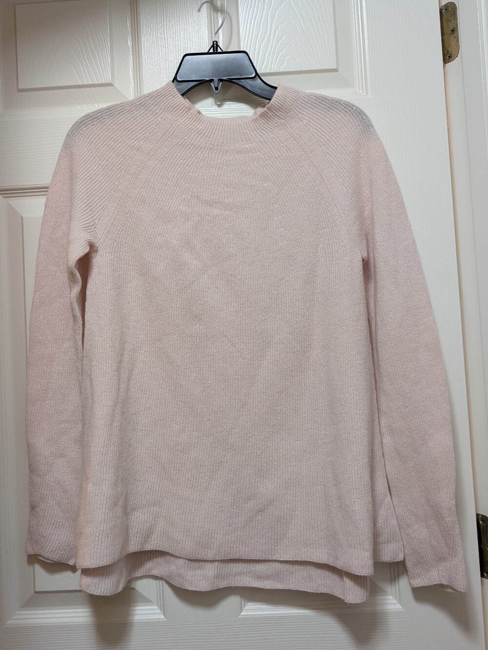 Vince Light Pink Mock Neck Sweater Cashmere Size Small S
